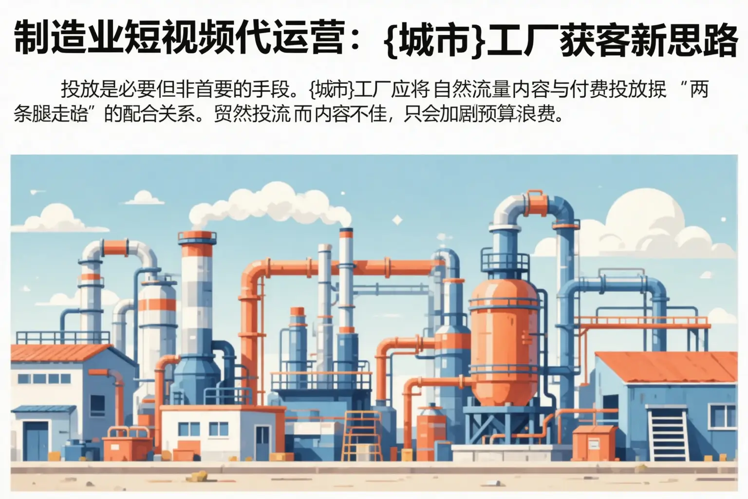 制造业短视频代运营：大兴安岭工厂获客新思路