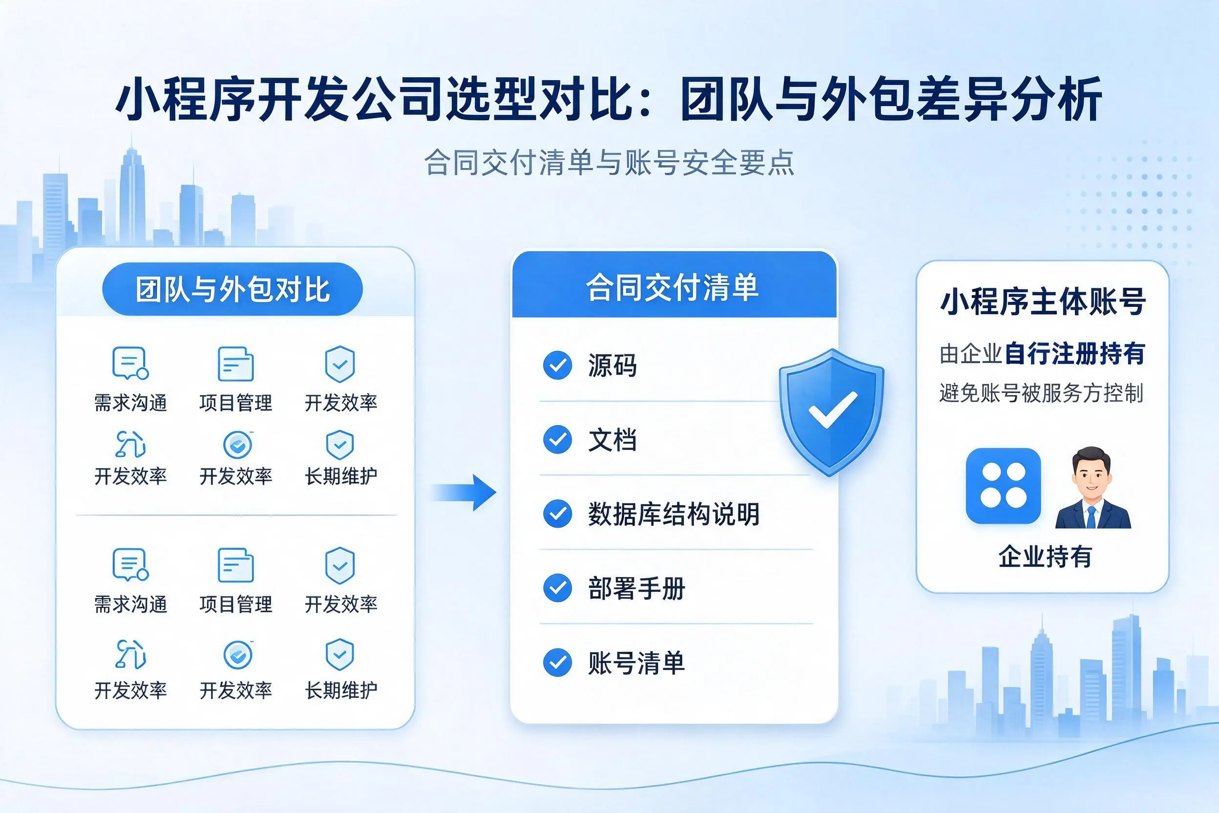 大兴安岭小程序开发公司选型对比：团队与外包差异分析