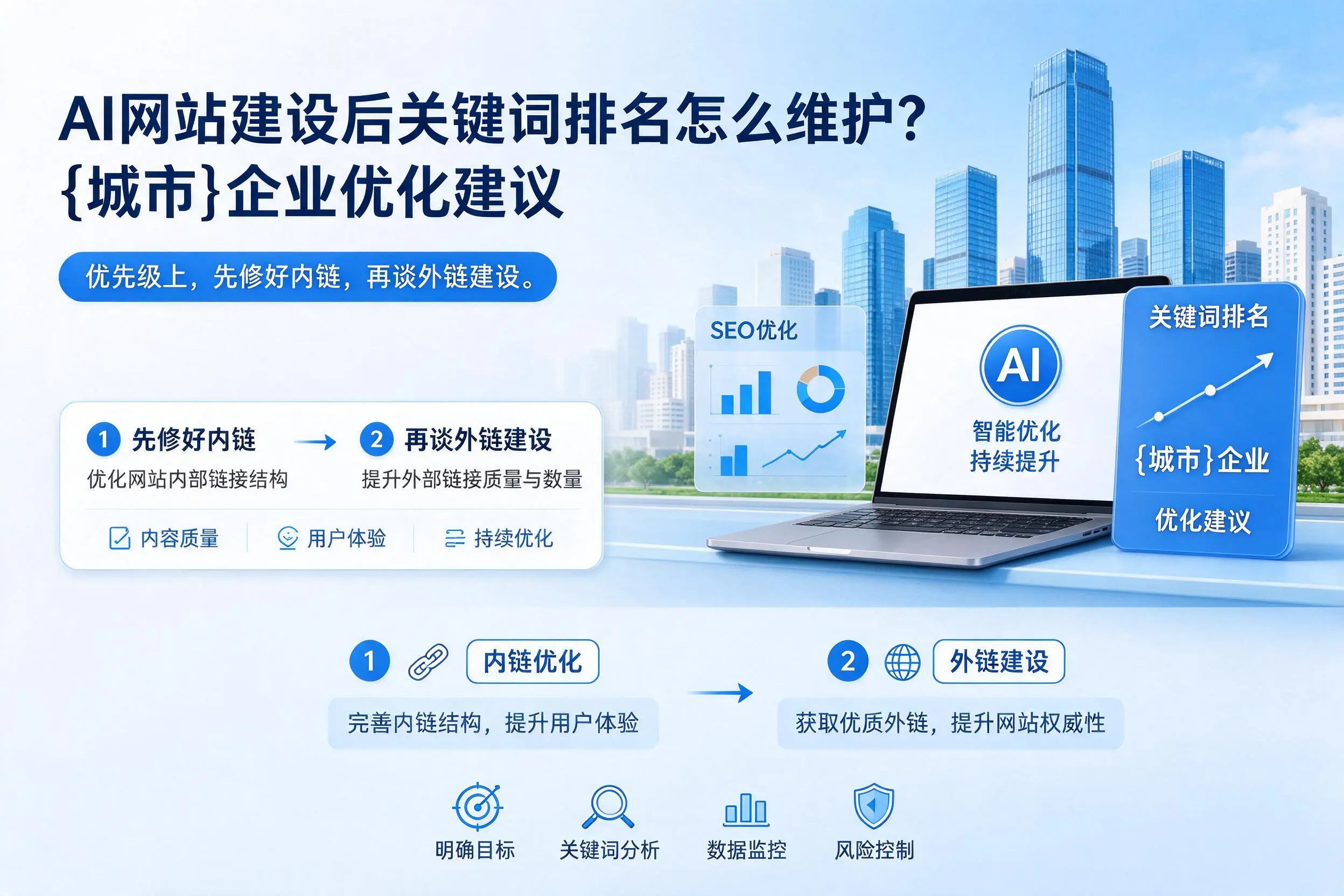 AI网站建设后关键词排名怎么维护？大兴安岭企业优化建议